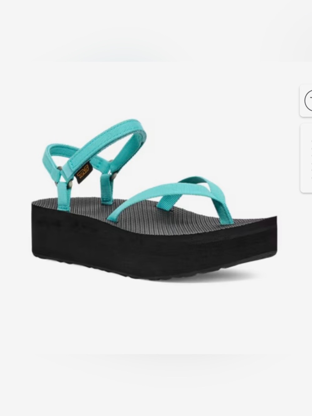 Teva Women's Teal Strappy Footbed Sandals - Picture 2 of 16